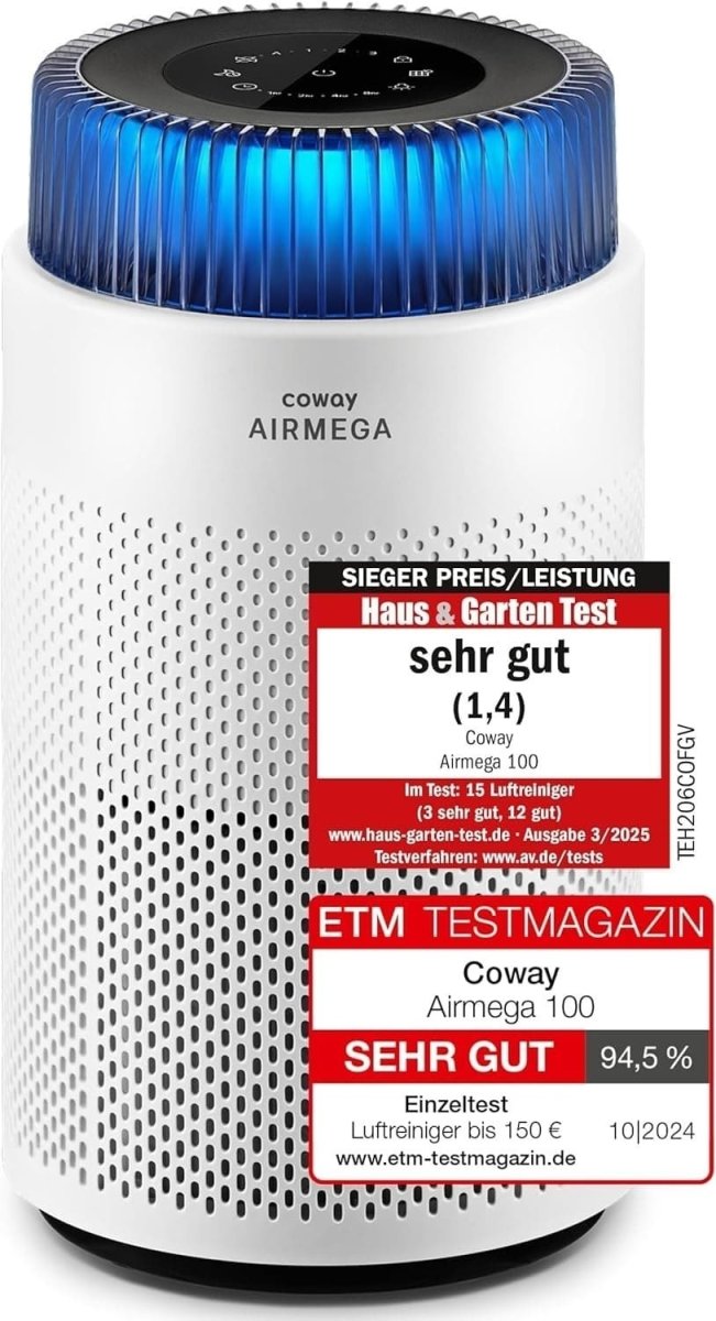 Coway Airmega 100 oczyszczacz powietrza, do 51 m², CADR 244 m³/h