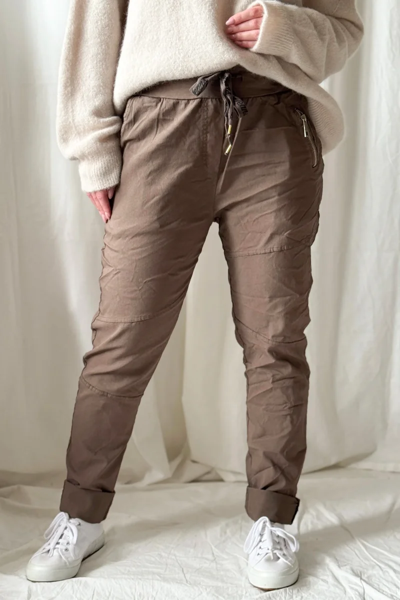 Cool joggerit, taupe