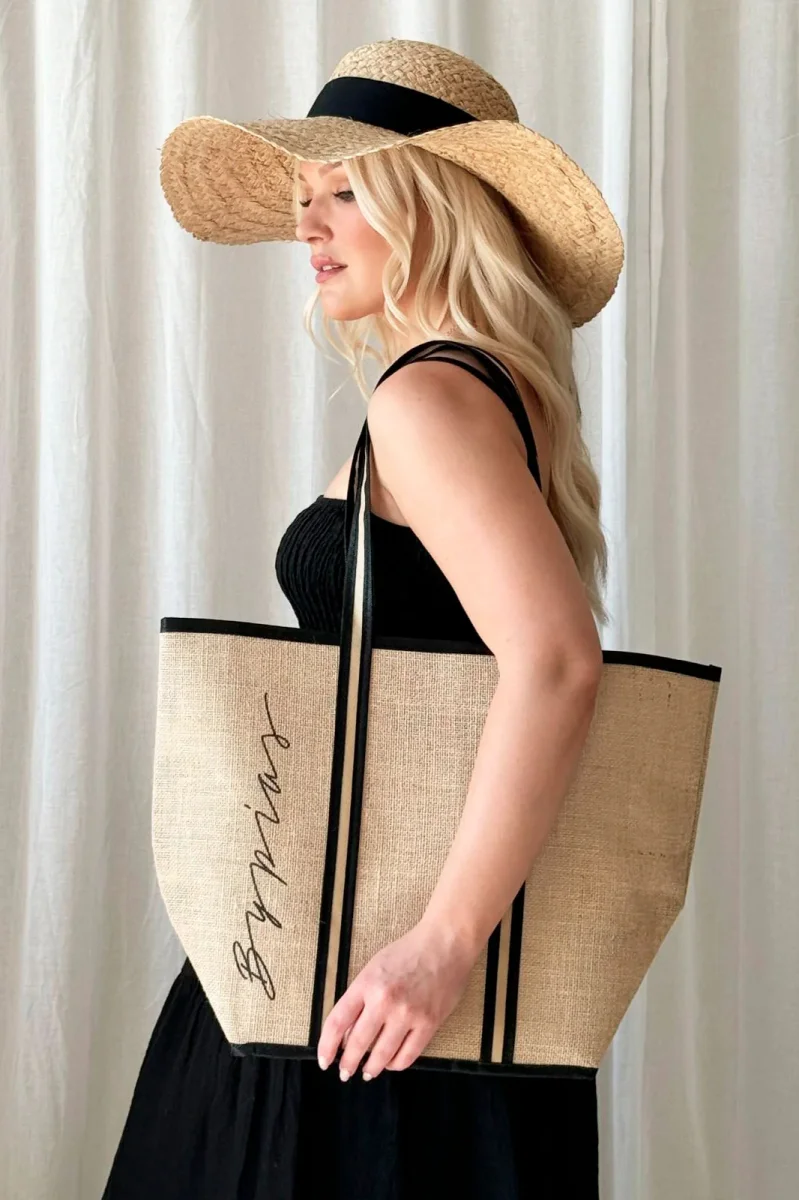 Bypias designer tote laukku, natural