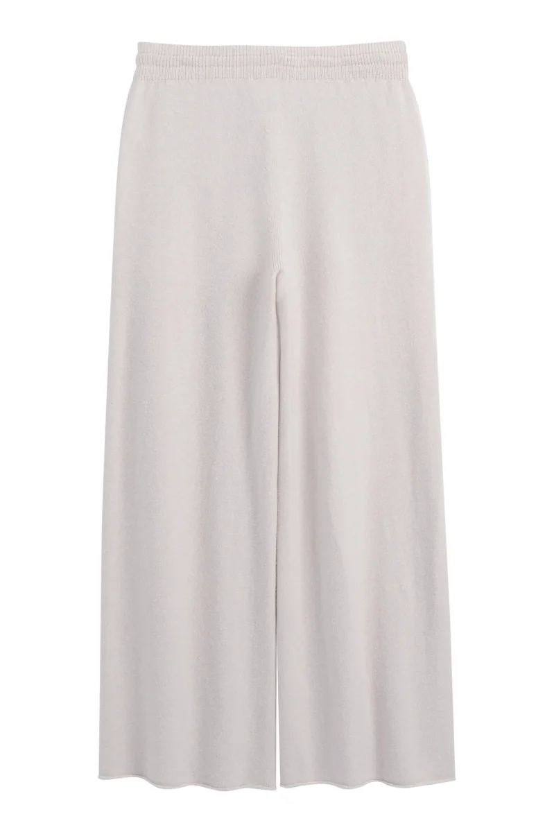 Lounge neulehousut, light beige - Image 9