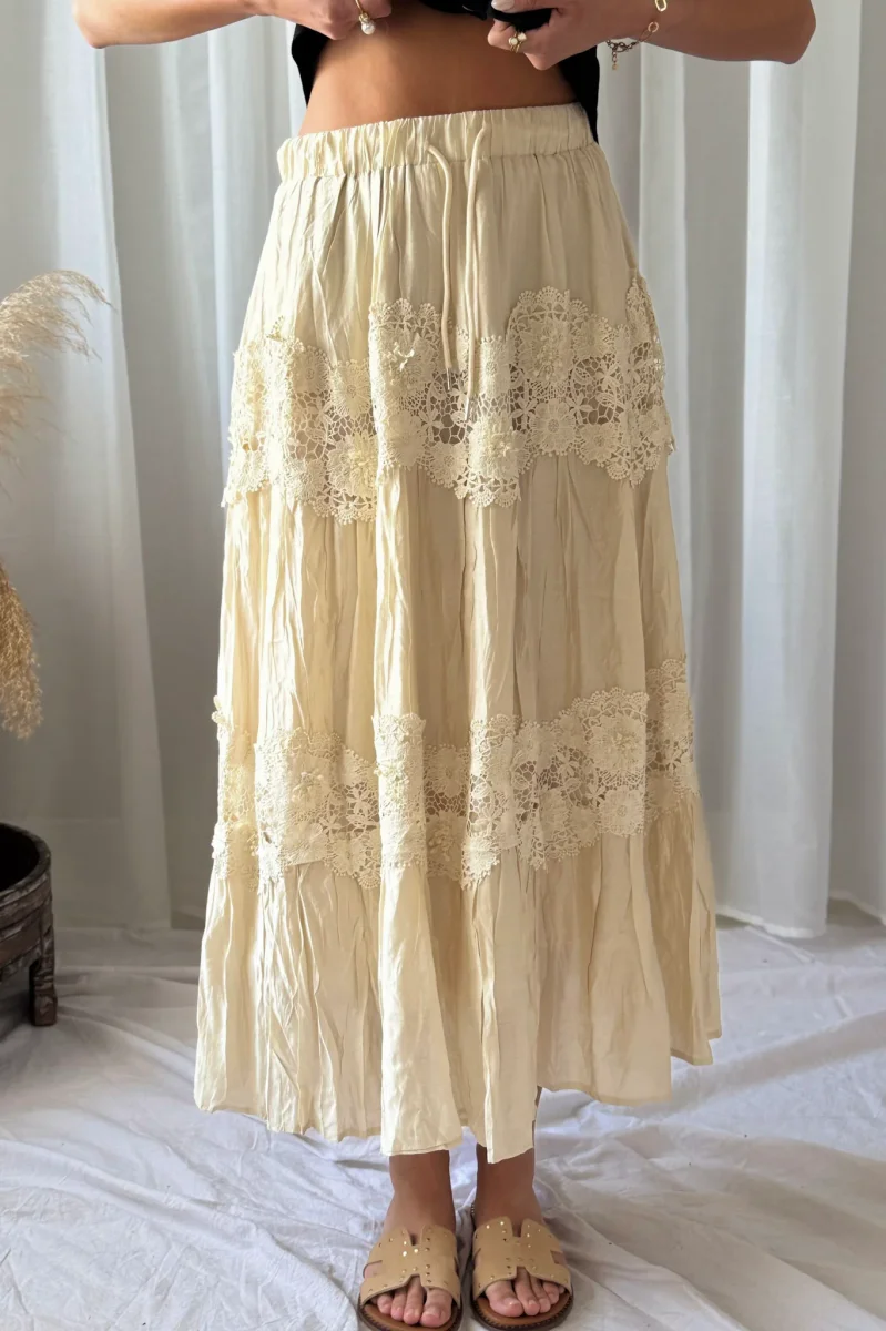 Lovely Lace hame, champagne