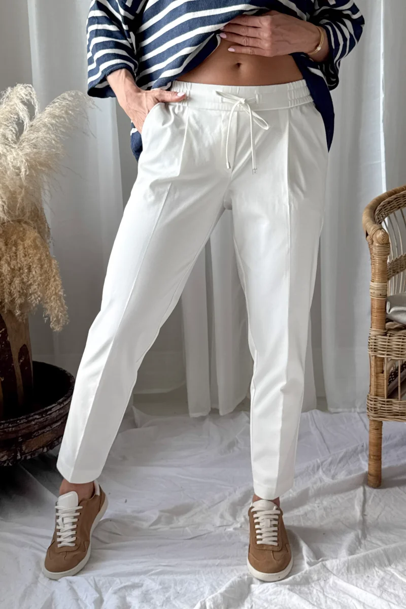 Myriel stretch housut, cream - Image 6
