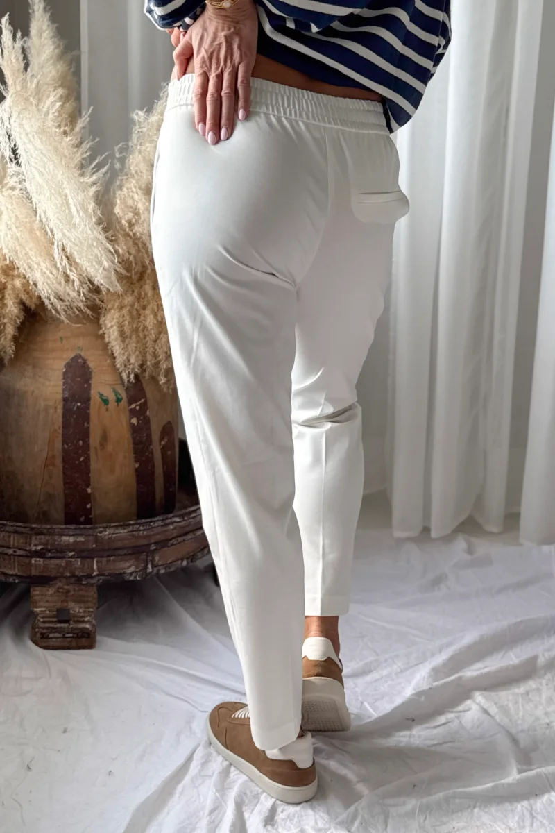 Myriel stretch housut, cream - Image 5