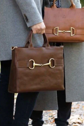 Grande laptop käsilaukku, mokka
