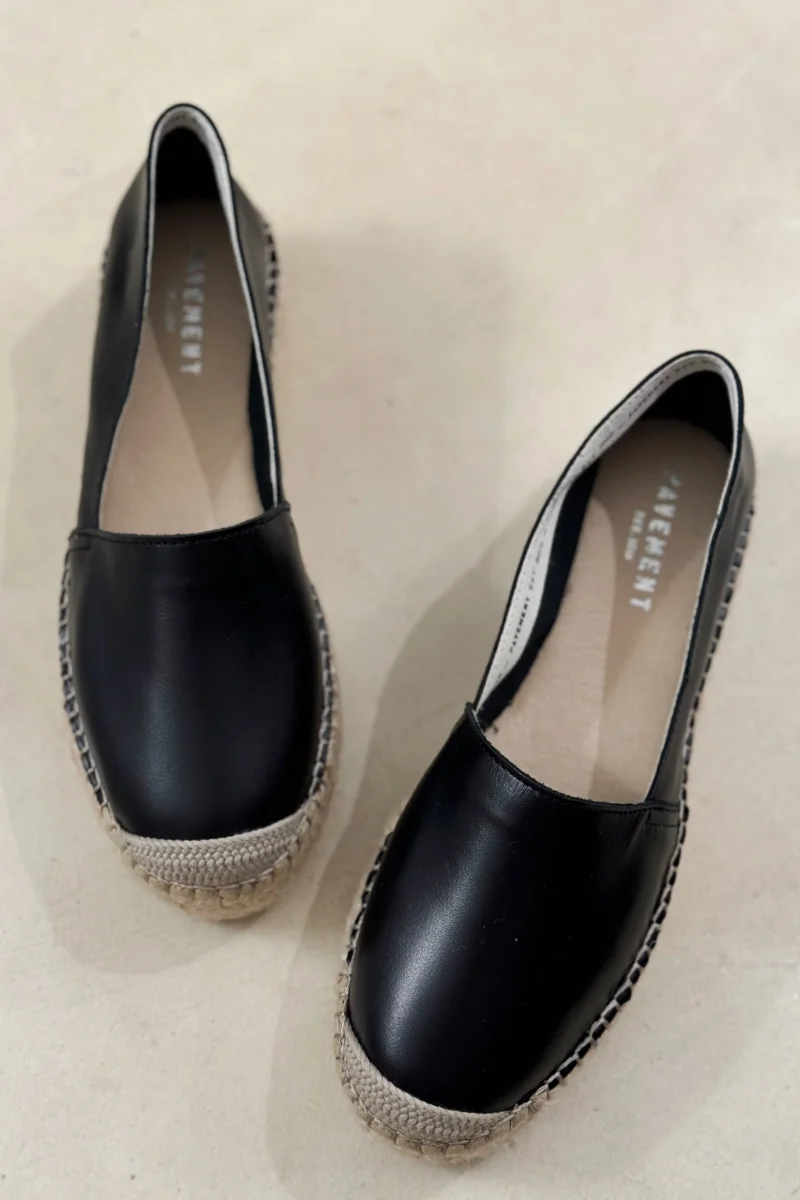 Ida espadrillot, musta nappa - Image 2