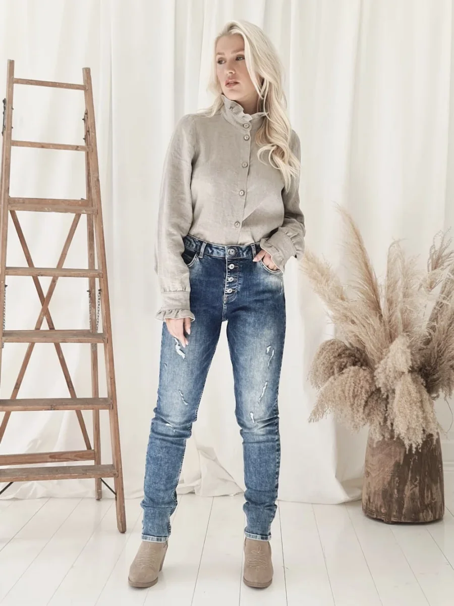 Chic farkut, blue wash - Image 4