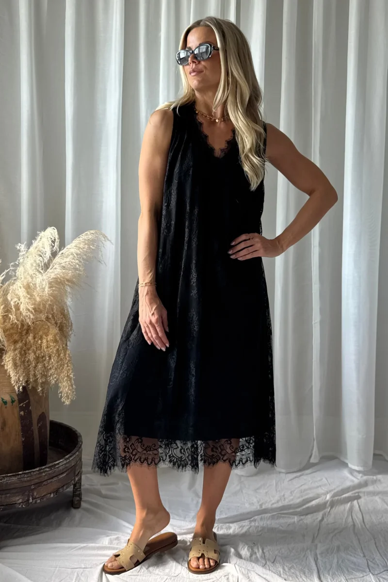 Lace Darling mekko, musta